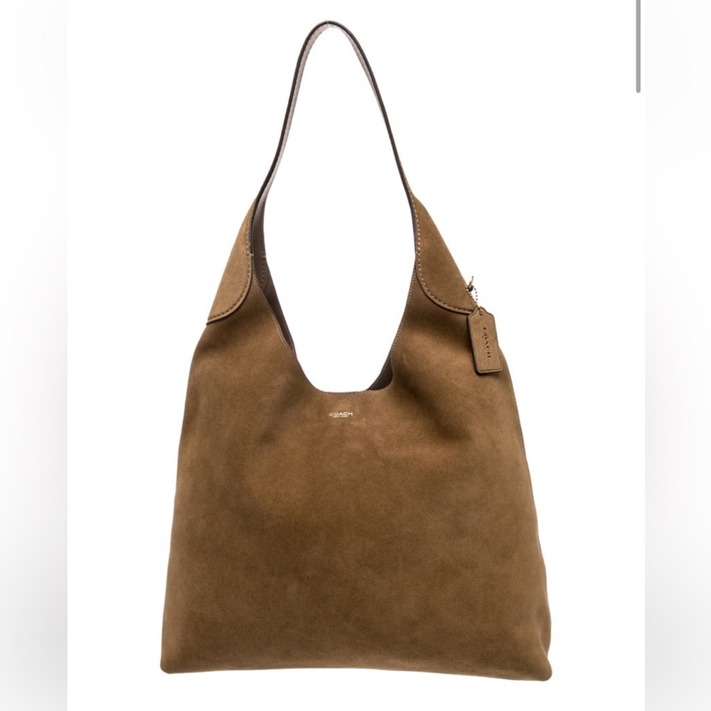 Coach Brown suede Brooklyn 39 bag
